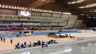 小平奈緒【平昌オリンピックスピードスケート日本代表選手選考競技会】500m日本新記録優勝インタビュー