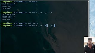 wc command in linux | tr command in linux | replace character in file | count number of line & words