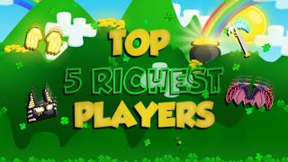 Growtopia - Top 5 richest players in growtopia 2021 | #GROWTOPIA