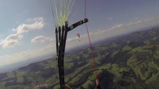 Gleitschirmflug Alp Scheidegg - Rüti ZH   Film 1