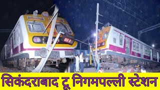 secunderabad to lingampally my first vlogs hyderabad local train journey