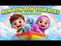 Row Row Row Your Boat (Muslim Kids Song) | Islamic Nursery Rhyme for Toddlers & Preschoolers