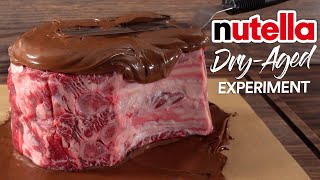 I DRY AGED Steaks in NUTELLA and this happened!