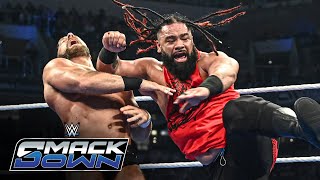 LA Knight and Damian Priest fight Jacob Fatu and Tama Tonga: SmackDown highlights, Jan. 31, 2025