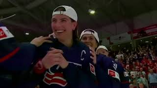 Hilary Knight is Awarded Player of the Game For Hat Trick Performance | 2023 Women's Worlds