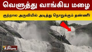 Kutralam Falls | வெளுத்து வாங்கிய மழை... குற்றால அருவிகளில்  வெள்ளப்பெருக்கு | PTT