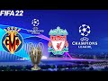 FIFA 22 | Villarreal vs Liverpool - Champions League UCL 2021/22 - Full Match & Gameplay