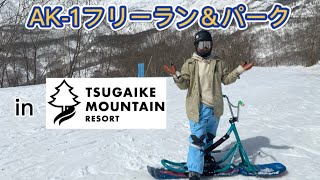 snowscoot AK-1フリーラン＆パーク！in栂池高原