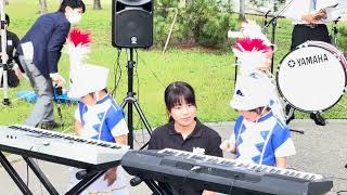 袖ケ江みなとこども園　等伯祭りオープニングセレモニー鼓笛演奏出演