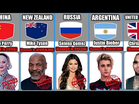 Celebrities Banned In Different Countries Youtube