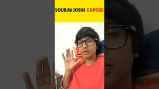 @souravjoshivlogs7028 EXPOSED with Proof 😡 Sourav Joshi Vlogs Facts - Piyush Joshi Facts #shorts