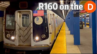 ⁴ᴷ⁶⁰ R160s being Transferred over the Concourse Line in the Bronx to Jamaica Yard