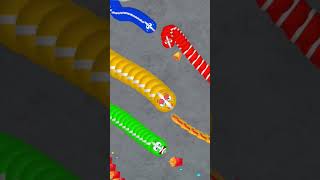 Worms Zone Funny Magic Gameplay || Game Cacing Paling Besar #shorts