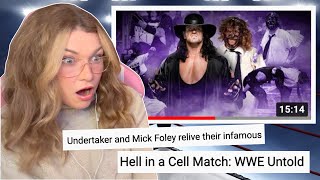 New Zealand Girl Reacts to WWE FOR THE FIRST TIME!! Undertaker & Mick Foley Hell in a Cell Match 😱
