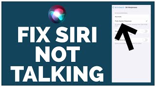 How To FIX Siri Not Talking / Working on any iPhone or iPad 2023?