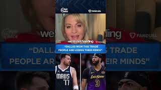 Michelle Beadle Thinks That Dallas Mavs WON The Trade With Luka Doncic!!