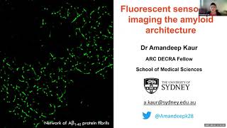 Meet the Author: Fluorescent Sensor Imaging the  Amyloid Architecture by Dr. Amandeep Kaur