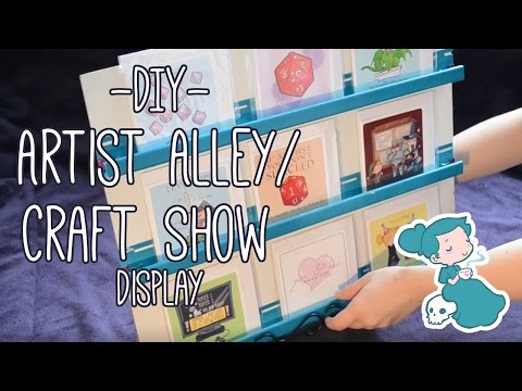 DIY Artist Alley or Craft Show Display Shelf DIY Artist Alley or Craft Show Display Shelf