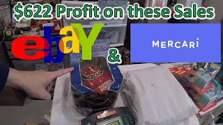 What Sold on Ebay and Mercari for $622+ PROFIT!? Top selling items on Ebay for the day.