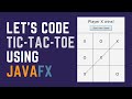 How to make Tic Tac Toe game using JavaFX | Java Game Development