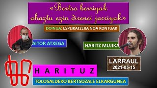 'Bertso berriyak ahaztu ezin direnei jarriyak' (Larraul, 2021-05-15) (05'55'')