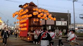 2022年 武豊町 長尾春祭り（玉貫組 玉神車）