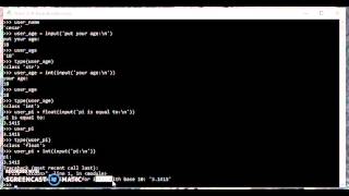 User Input & Validate User Input Python3