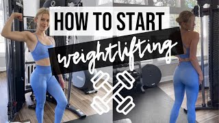 HOW TO START WEIGHTLIFTING/STRENGTH TRAINING FOR WOMEN //  get rid of your gym fears!