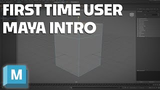 First Time User - Maya Modelling Intro