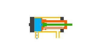 Telescopic Cylinder Working Animation