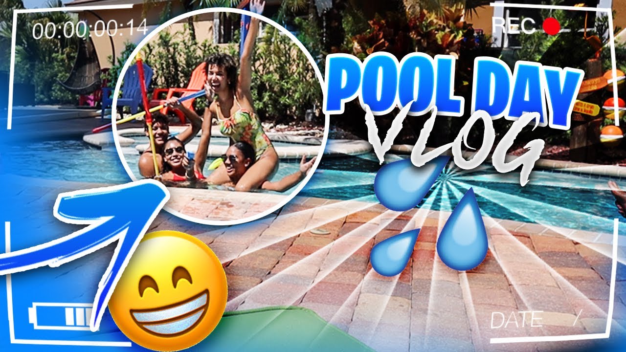 Family Pool Day Vlog Youtube