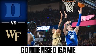 Duke vs. Wake Forest Condensed Game | 2023-24 ACC Men's Basketball