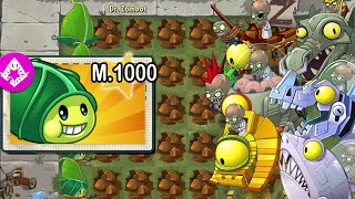 Plants vs Zombies 2 - Vaina de Soja Nivel 1000 vs Todos los Zombot