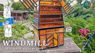 3d Stained Glass Windmill How To Make