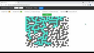 Javascript Maze Generator & Solver
