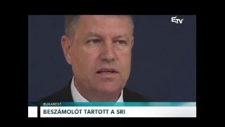 Beszámolót tartott a SRI – Erdélyi Magyar Televízió