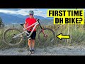 Her First Time Riding a DH Bike in Whistler? (Ari Superior Peak)