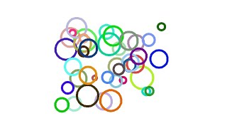 Simple Python Turtle Graphic and Code: Bubbles