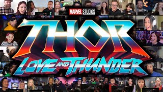 THOR: LOVE AND THUNDER - Official Teaser || REACTION MASHUP || Marvel Studios'
