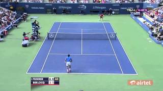 Roger Federer VS Carlos Berlocq R2 HIGHLIGHTS US OPEN 2013 HD