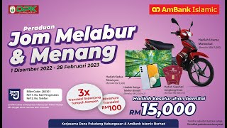 Pengumuman Pemenang Peraduan Jom Melabur dan Menang melalui JomPay 2023