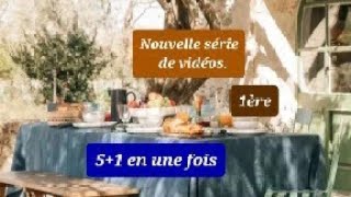 Première vidéo d'une nouvelle série.  5+1 en une fois🥳.