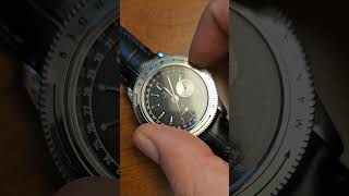 A unique watch, the Enigma Bezel Manual Winder. #watches #horology