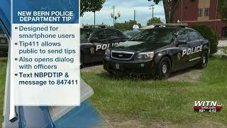 New Bern, NC Police Launch Anonymous Tip Services Powered by tip411