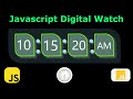 Digital Clock in JS | JavaScript Tutorials | Web Development Tutorials |JavaScript Project
