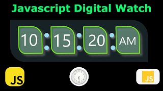 Digital Clock in JS | JavaScript Tutorials | Web Development Tutorials |JavaScript Project