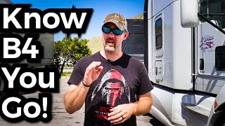 ADVICE for your FIRST YEAR as a NEW TRUCK DRIVER