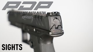 Larry Vickers on the Walther PDP Features: Sights