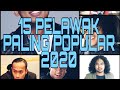 15 PELAWAK PALING POPULAR 2020