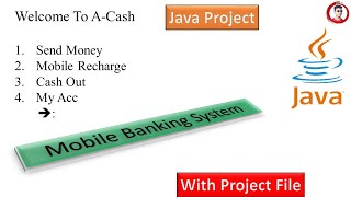 Java project with source code | Mobile banking system | Java bangla tutorial | 01 | Arman Hossain